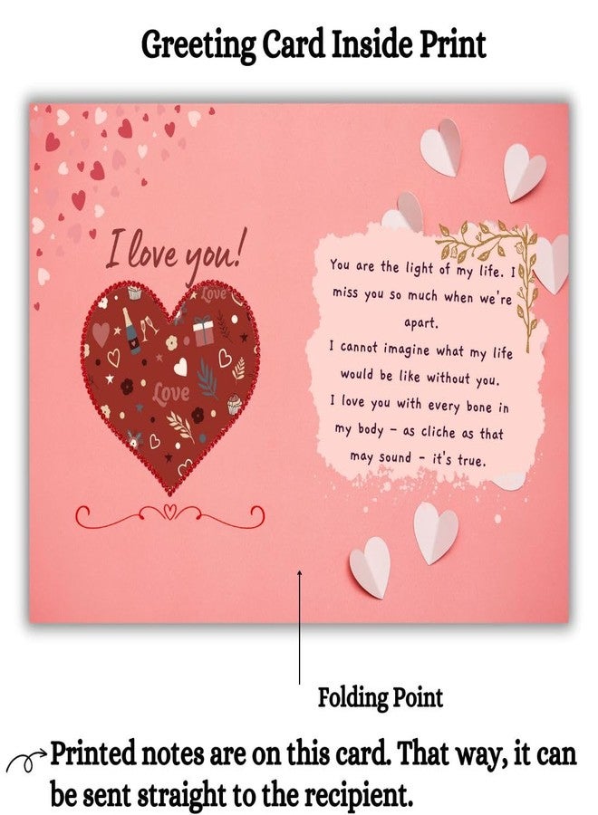AanyaCentric Wedding Anniversary Gift - Printed Greeting Card A5 Size with Handmade Envelope - Perfect Marriage Anniversary Card for Husband or Wife - Love Greeting and Special Card - Type1 - Image 3